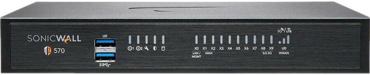 Alt view image 3 of 12 - SonicWall TZ570 Network Security Appliance 02-SSC-2833