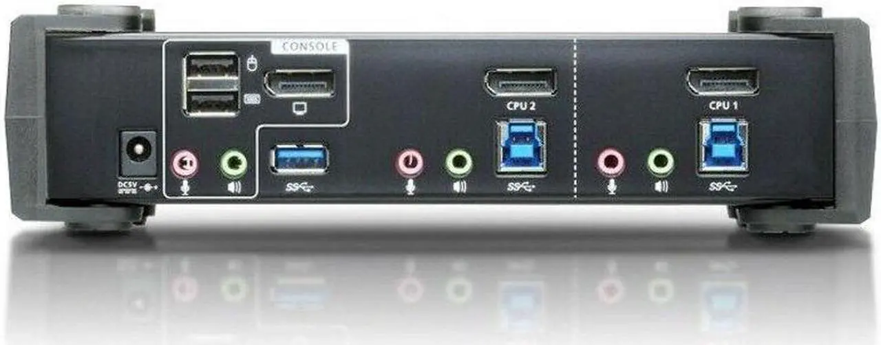 Alt view image 4 of 14 - ATEN CS1922 2-Port USB 3.0 4K DisplayPort KVMP Switch