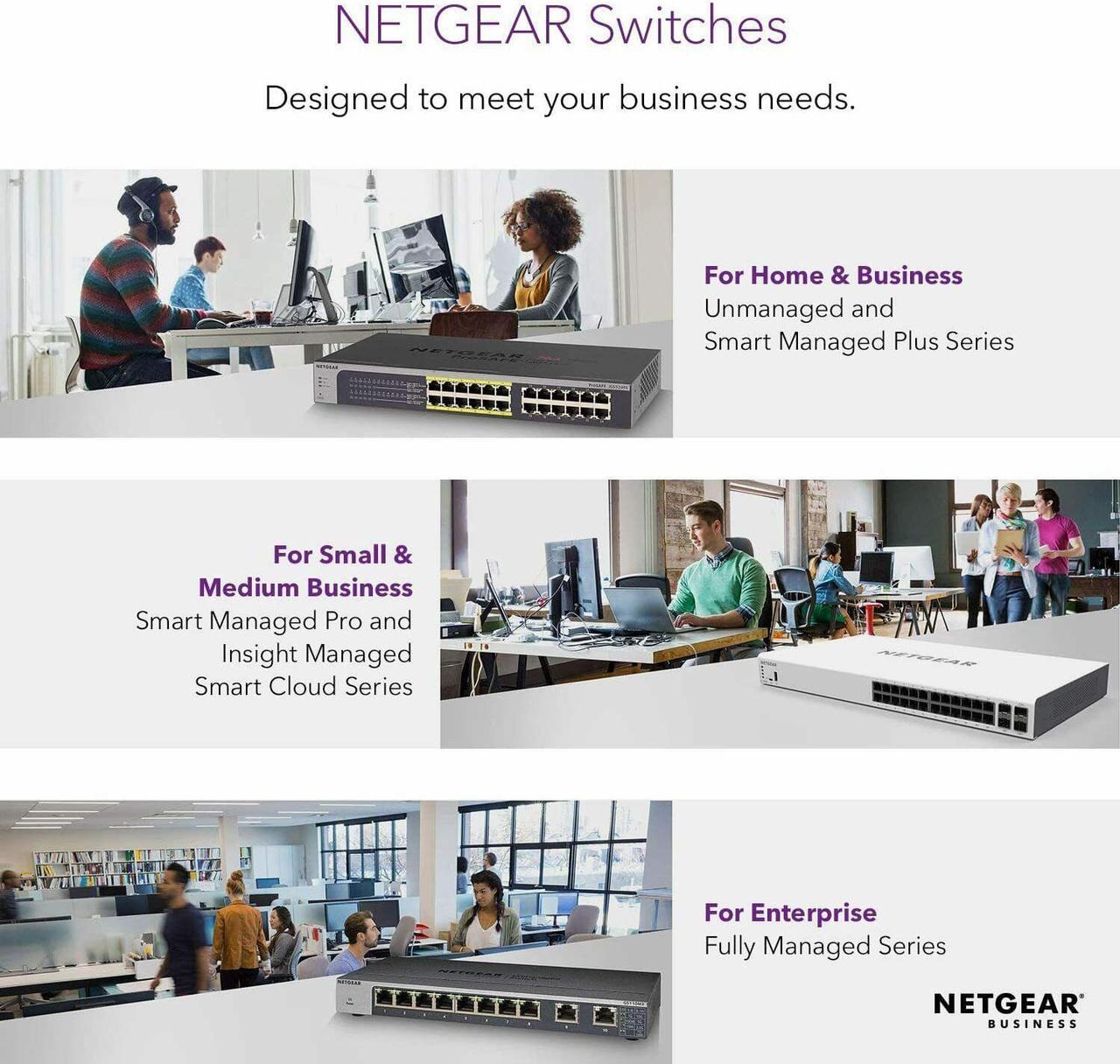 Alt view image 6 of 8 - NETGEAR S3300-52X 52-Port Gigabit Stackable Smart Managed Switch GS752TX-100NES