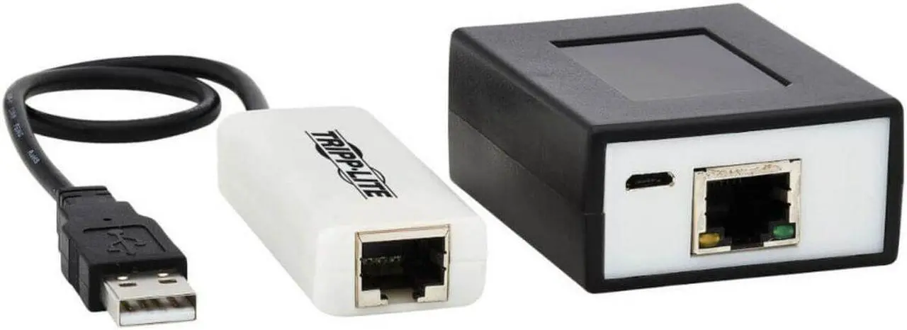Alt view image 8 of 20 - Tripp Lite Usb Over Cat5/Cat6 Extender Kit 4-Port With Poc Usb 2.0 164 Ft.