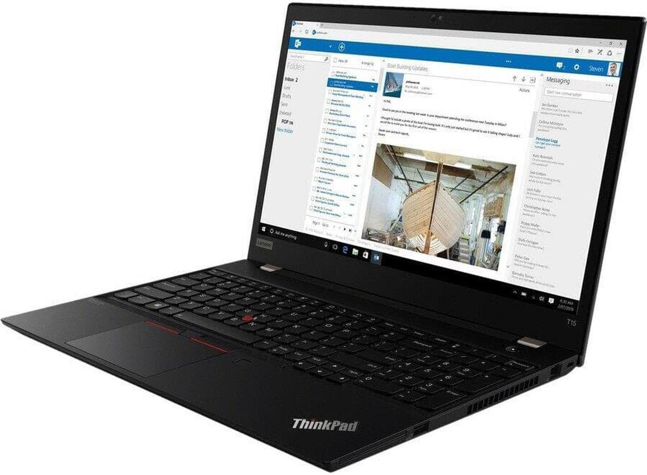 Alt view image 11 of 13 - Lenovo Laptop ThinkPad T15 Gen 1 20S6001NUS Intel Core i5 10th Gen 10210U (1.60 GHz) 16 GB Memory 512 GB PCIe SSD Intel UHD Graphics 15.6" IPS 1920 x 1080 Windows 10 Pro 64-bit