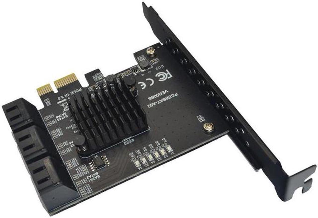 to 6 SATA Card 6 Ports SATA3 PCI Express Expansion Card PCI-E/ SATA Controller Multiplier for SSD Synology ASM1166 Chip