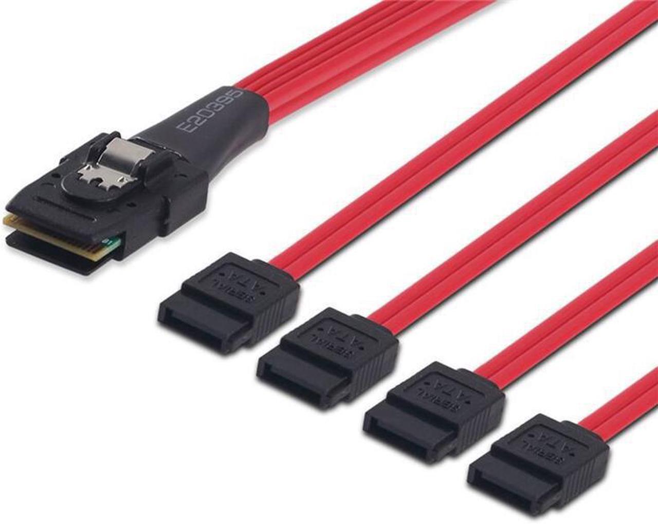 Alt view image 5 of 5 - SAS 36Pin SFF-8087 Male to SATA 7Pin Female Cable  SAS Host Controller to SATA HDD Data cable