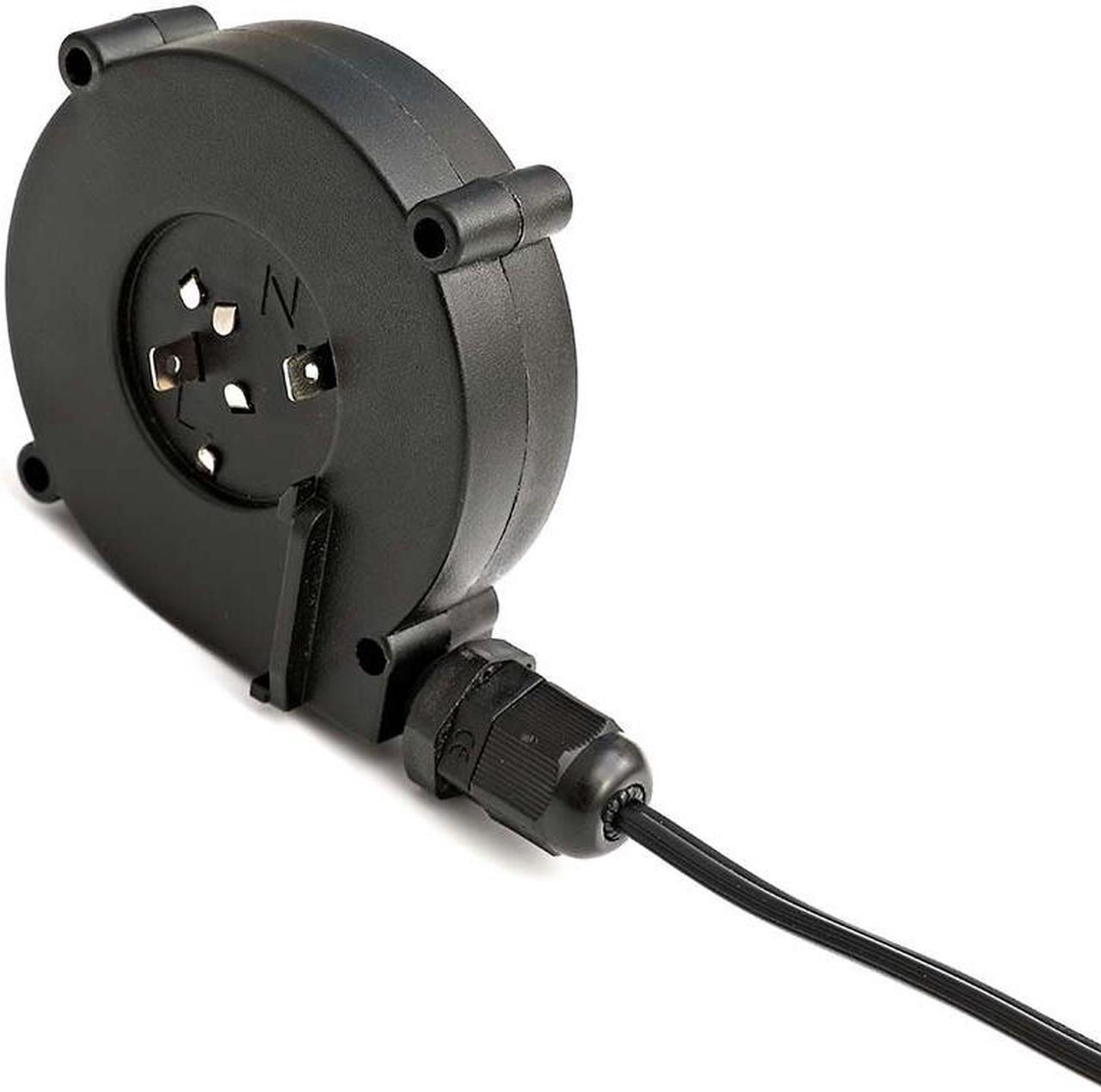 Alt view image 5 of 6 - Mini cable reel, small retractable power cord reel, multi-purpose