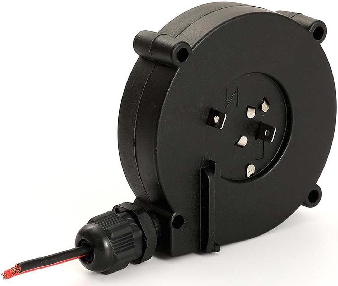 Alt view image 6 of 6 - Mini cable reel, small retractable power cord reel, multi-purpose