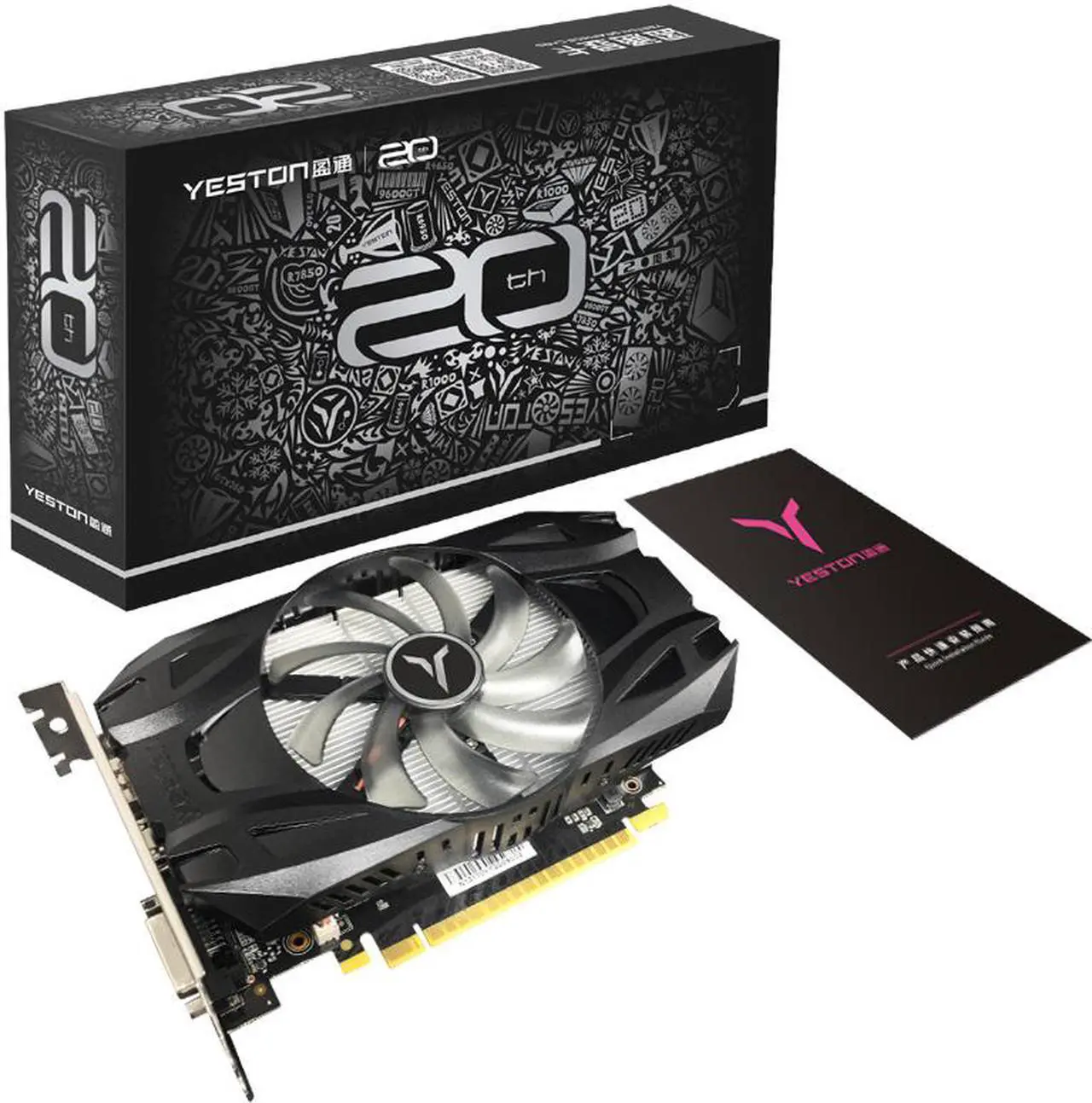 Alt view image 7 of 7 - Yeston Nvidia GeForce GTX 1050 Ti Graphics Card  4GB 128-Bit GDDR5 PCI Express 3.0 x16 video cards DVI-D/HDMI/DP Tri-Ports, G-Sync, GPU Boost, DirectX 12, Gaming GPU, Desktop Video Card