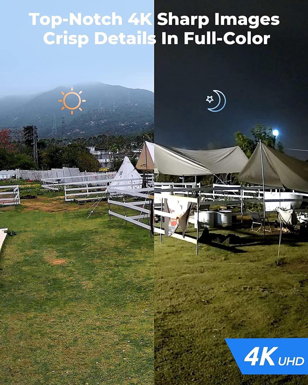 Alt view image 4 of 7 - RLC-811A PoE IP Security Camera 4K - 123° FoV, 5X Optical Zoom for Outdoor Usage, 2.7mm Lens with Color Night Vision, Human/Vehicle/Pet Smart Detection, 2 Way Talk, Up to 256GB microSD Card