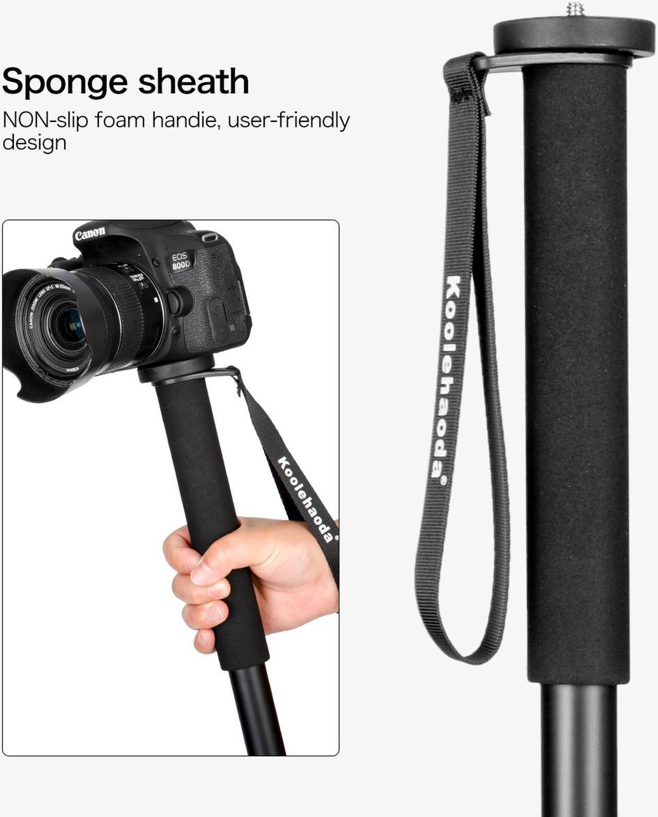 Alt view image 4 of 7 - Koolehaoda 64-inch Camera Aluminium Monopod Unipod