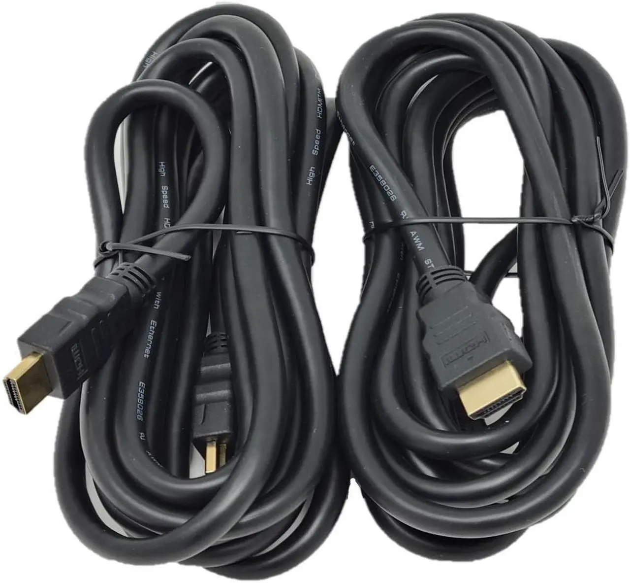 Main image of Micro Connectors 10 Feet Premium 4K High Speed HDMI  With Ethernet Cable 2-Pack (H2-10MAMA-2P)