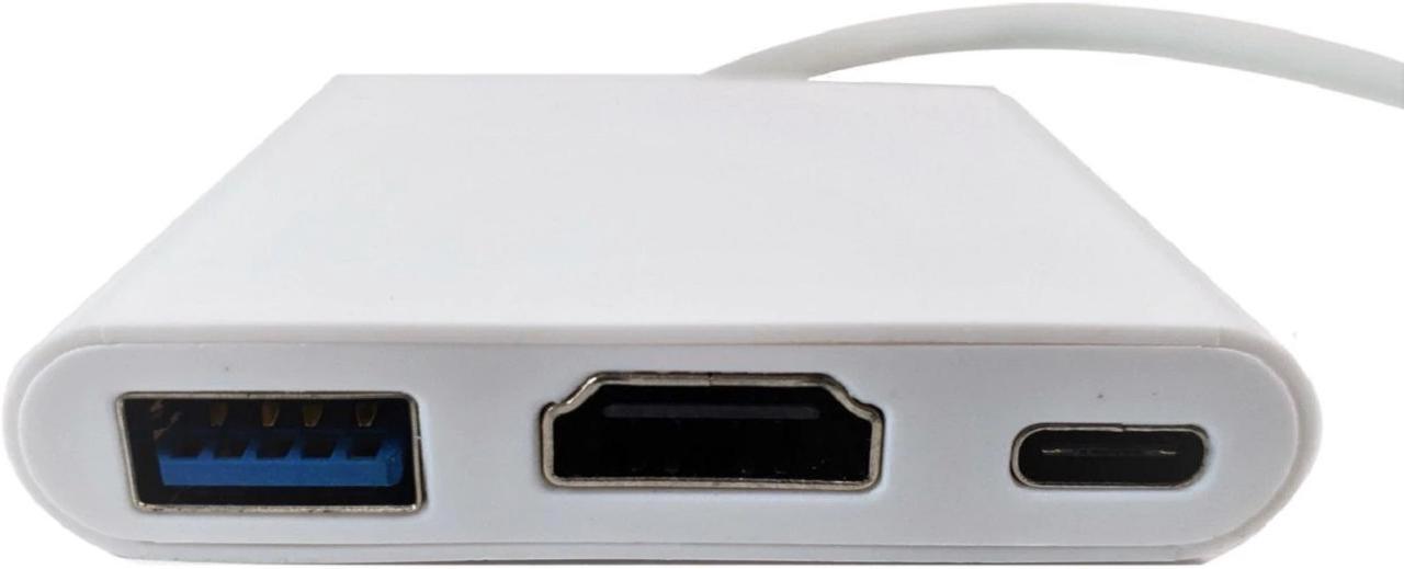 Main image of Micro Connectors USB-C to HDMI/USB-A/USB-C Multiport Adapter (USB31-UCHDMIU3)