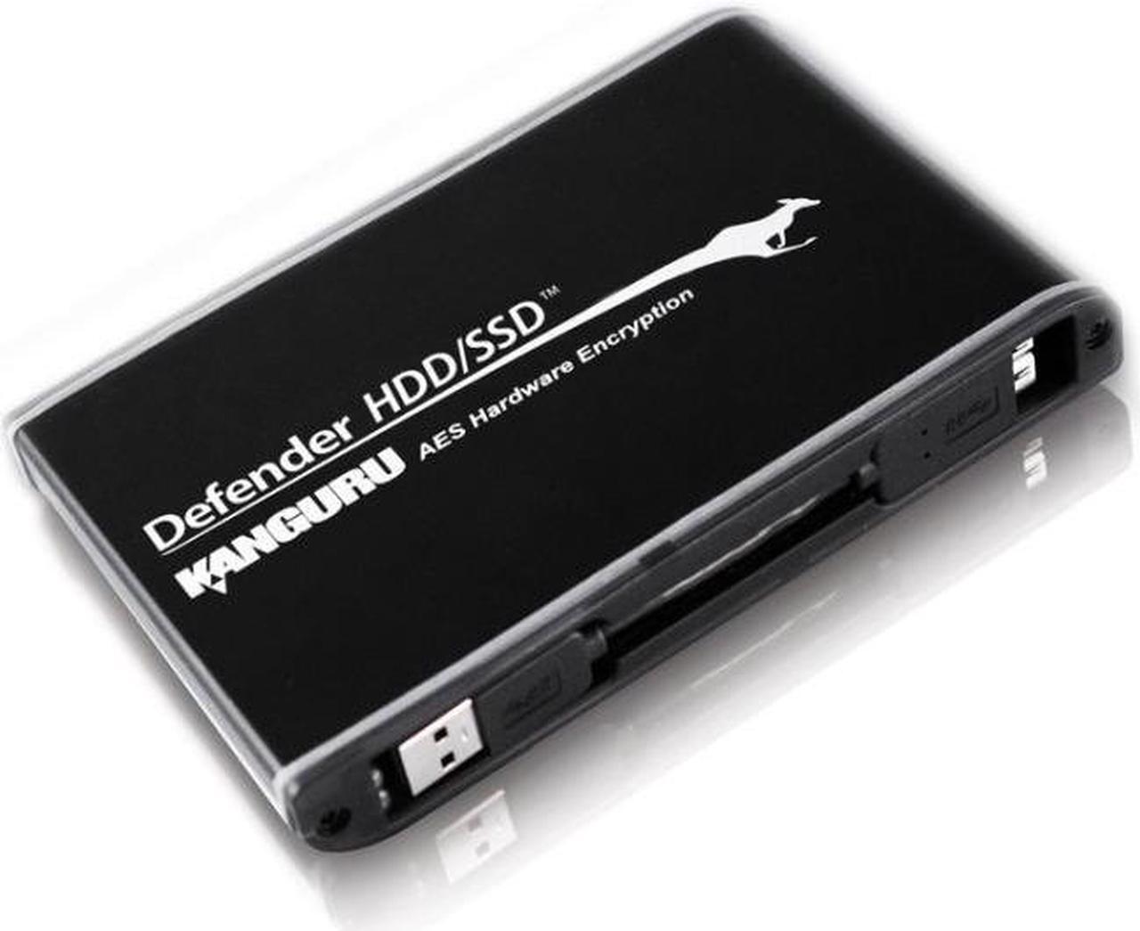 Alt view image 3 of 5 - KANGURU 2TB Defender HDD Secure Hard Drive USB 3.0 Model KDH3B-2T Matte Black