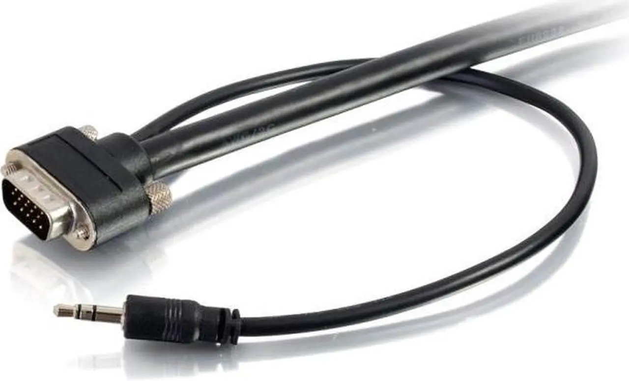 Alt view image 8 of 13 - C2G 50227 15ft Select VGA + 3.5mm Stereo Audio A/V Cable M/M - In-Wall CMG-Rated