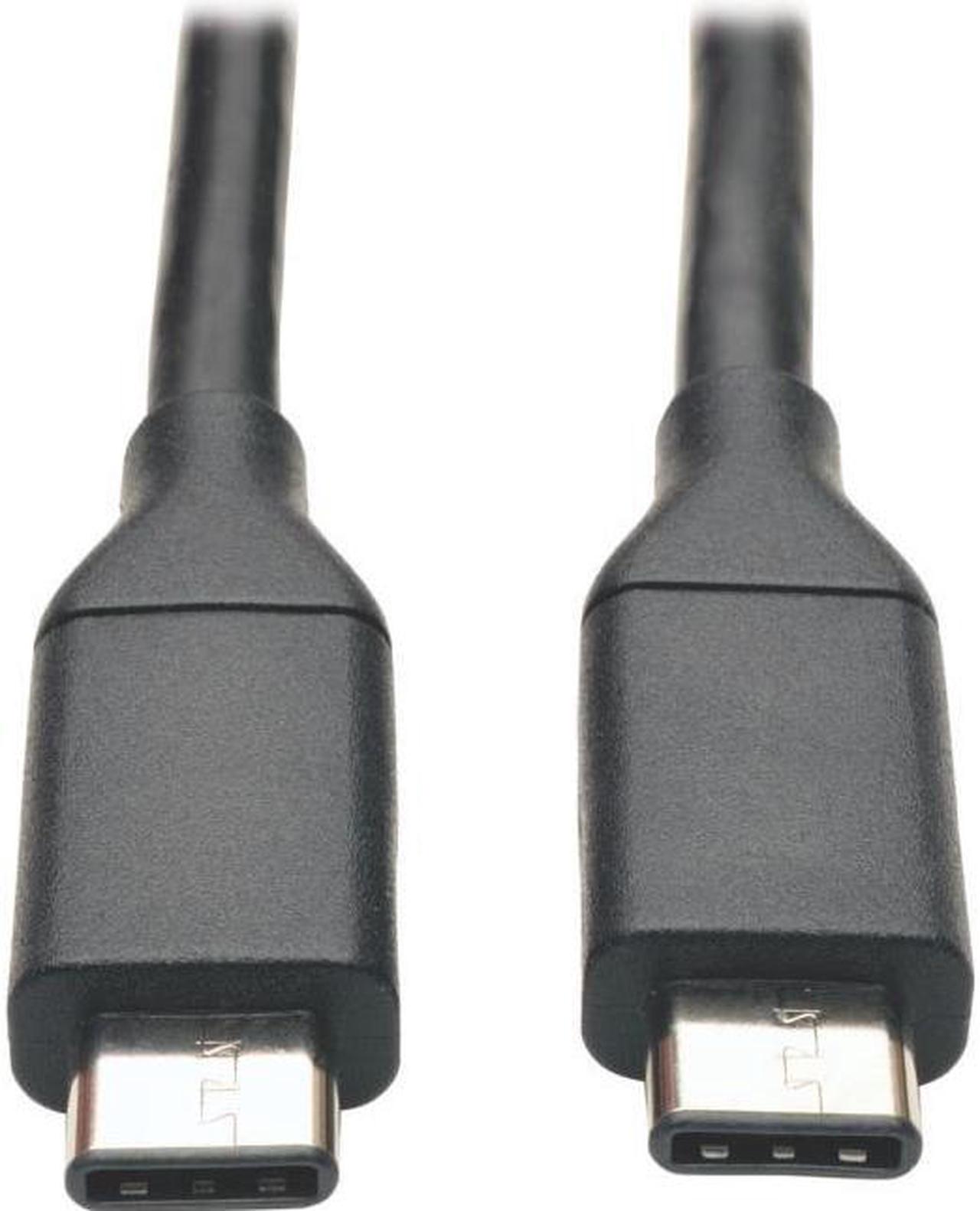 Alt view image 7 of 9 - Tripp Lite U420-003 Black USB 3.1 Gen 1 (5 Gbps) Cable, USB Type-C (USB-C)