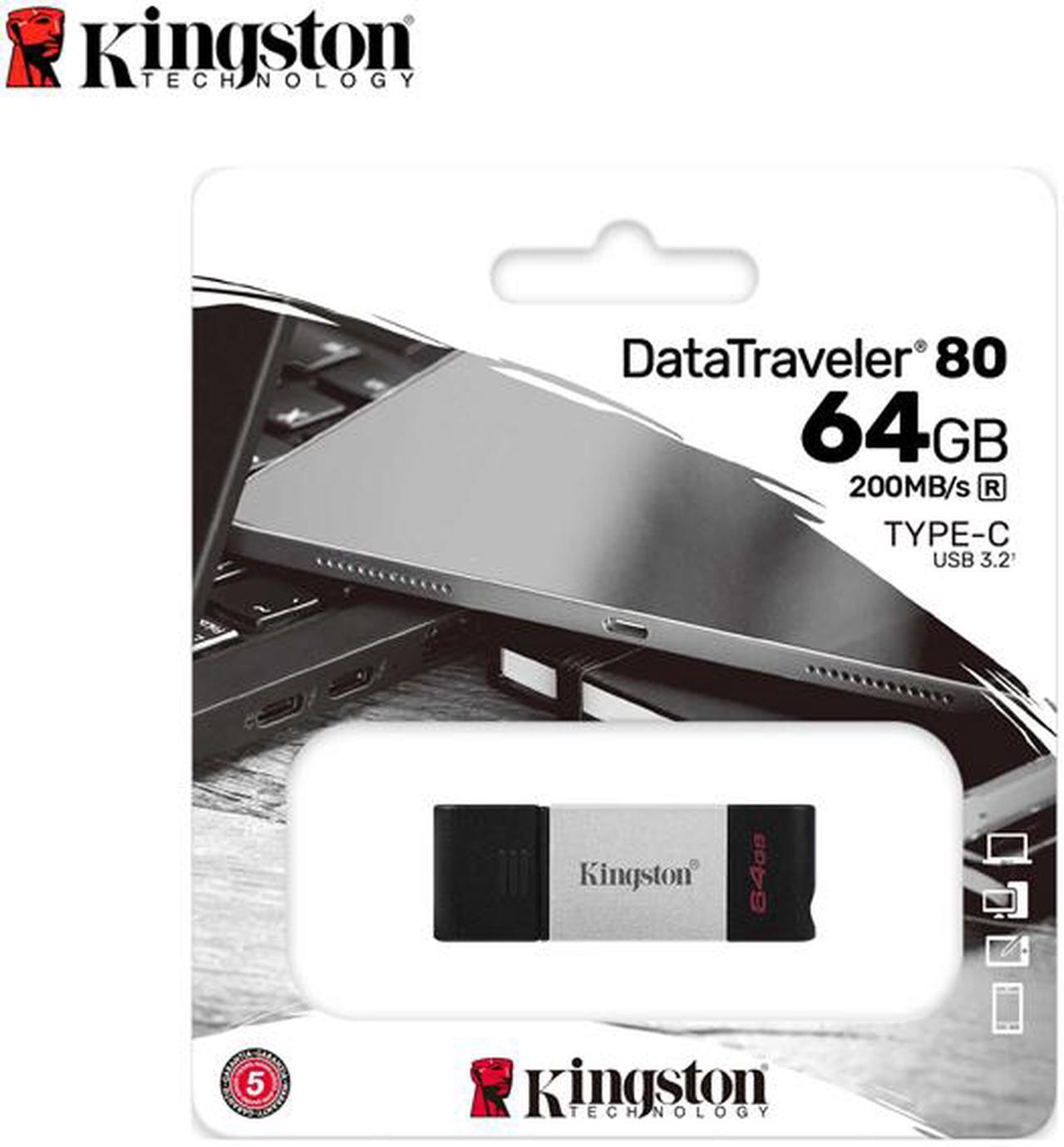 Alt view image 3 of 20 - 64GB USB-C 3.2 DATATRAVELER 80