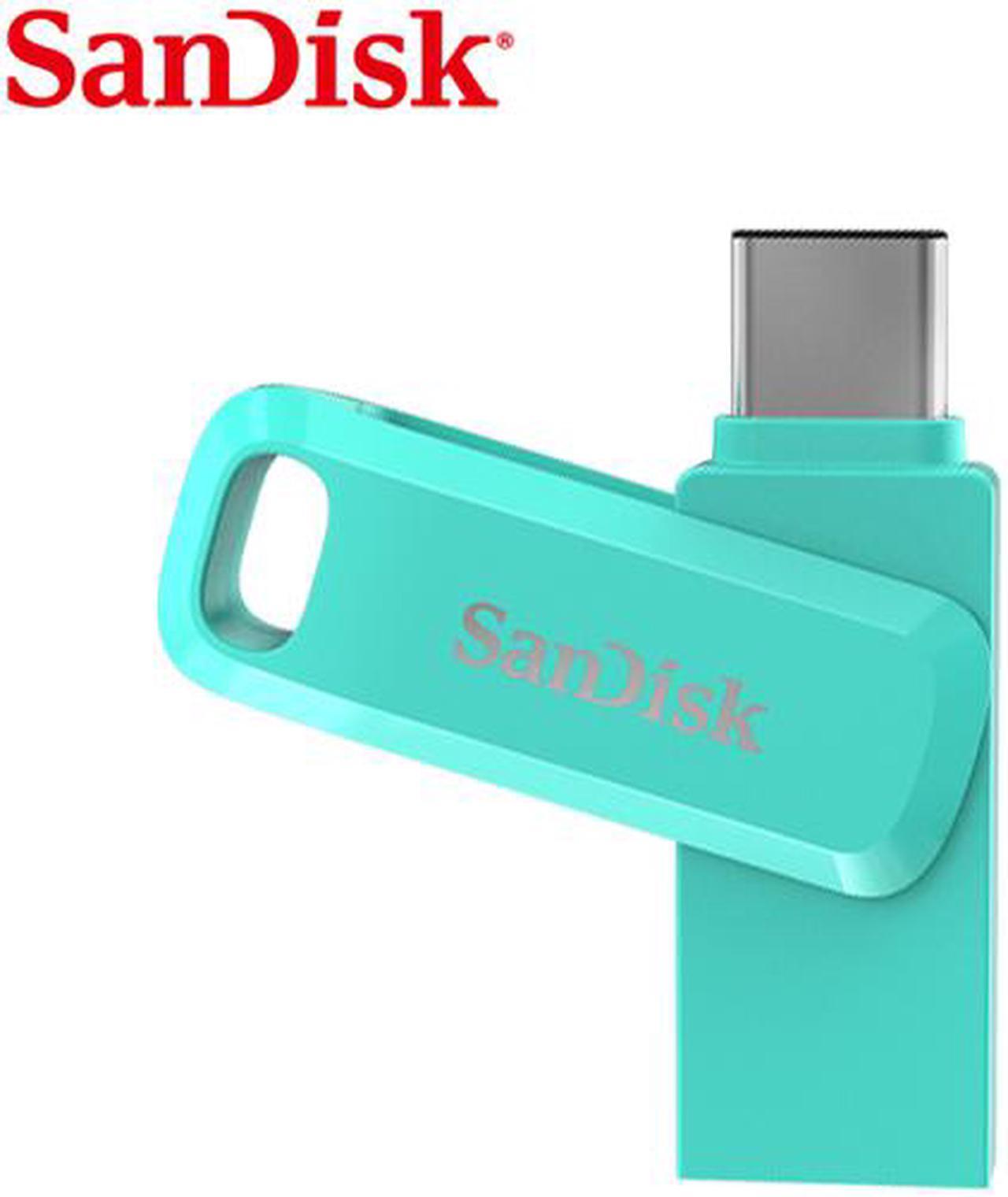 SanDisk 256GB Ultra Dual Drive Go USB Type-C & Type-A Tiffany Green (SDDDC3-256G-G46G)