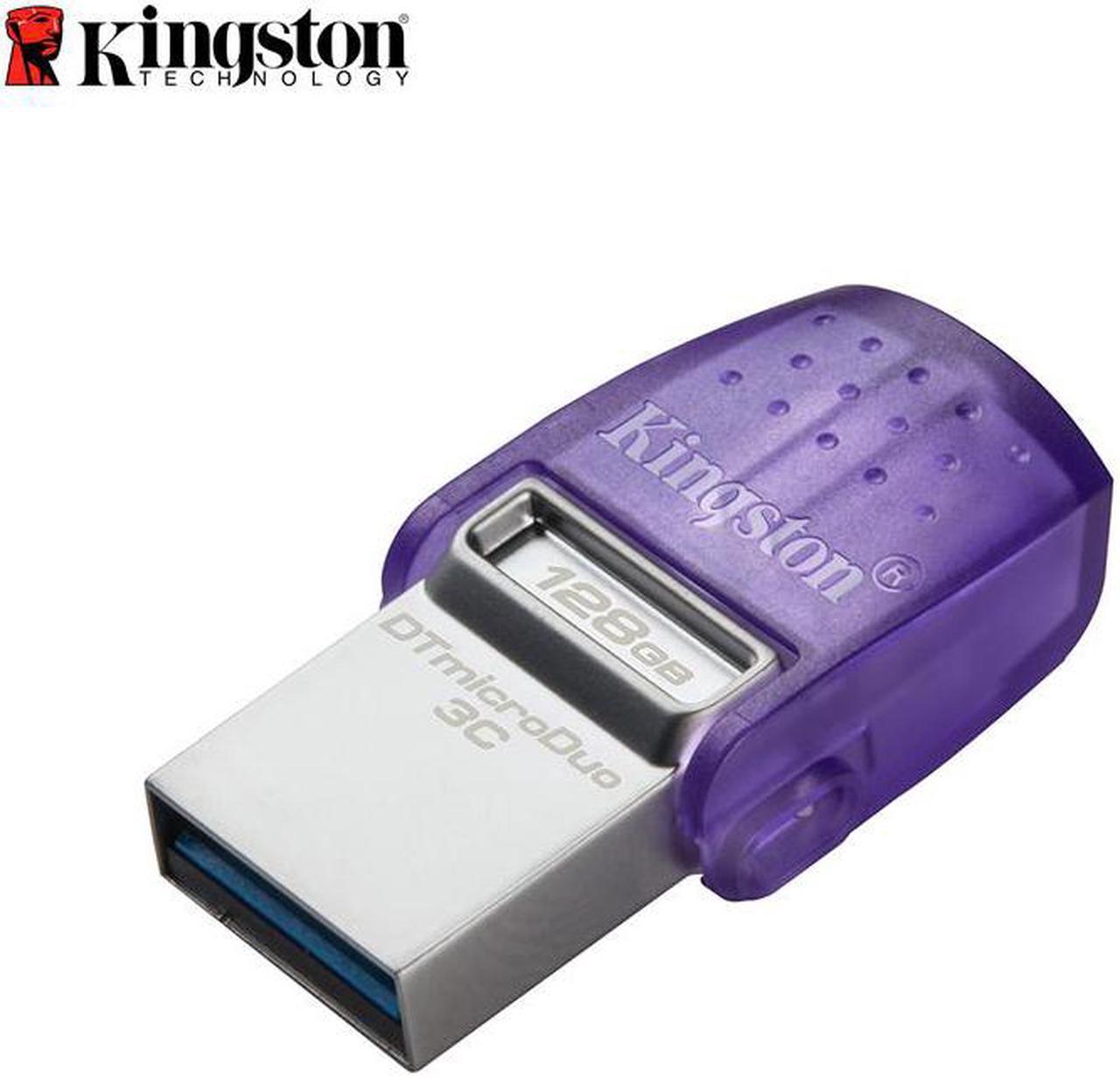 Kingston 128GB DataTraveler microDuo 3C USB Flash Drive USB Type-C and Type-A Flash Drive