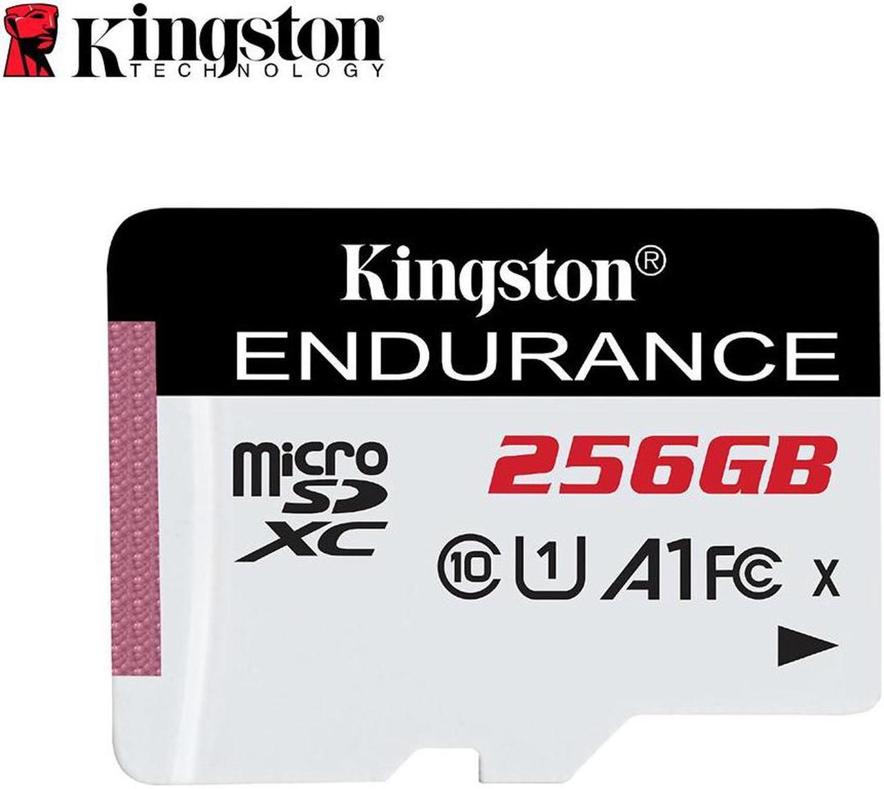 Kingston 256GB High-Endurance microSDXC Memory Card UHS-I U1 C10 A1 for Security, Body and Dash Cams SDCE/256GB