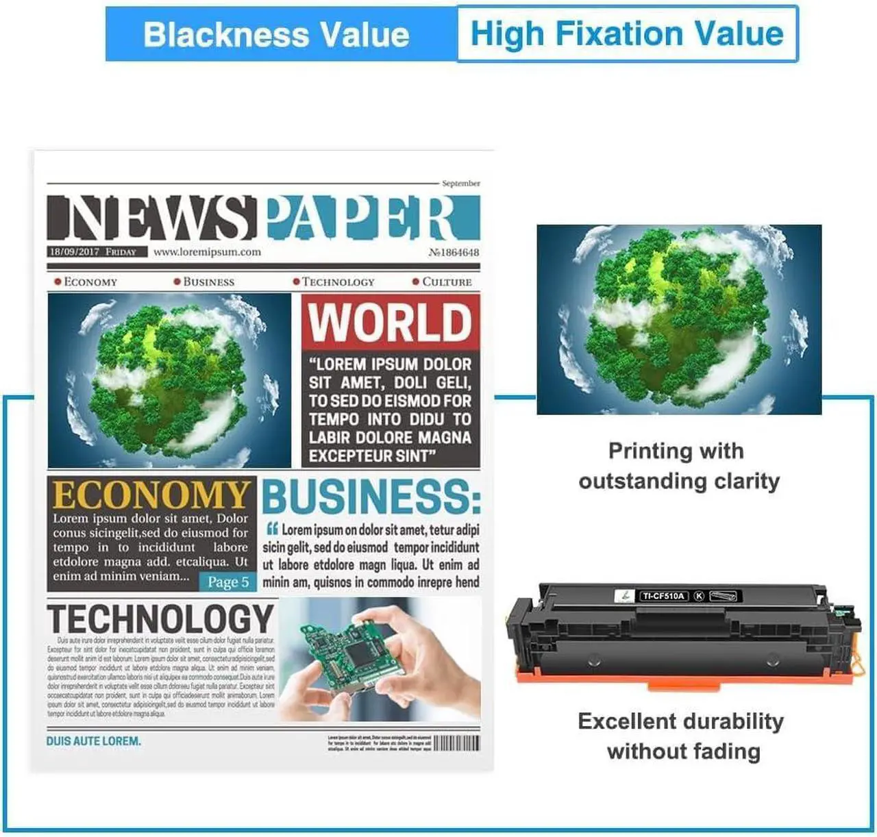 Alt view image 5 of 6 - TRUE IMAGE 204A Toner Cartridges 4 Pack Compatible Replacement for HP 204A Work for HP Color Laserjet Pro MFP M154nw M154a M180nw M180n M181fw Printer (Black Cyan Yellow Magenta)