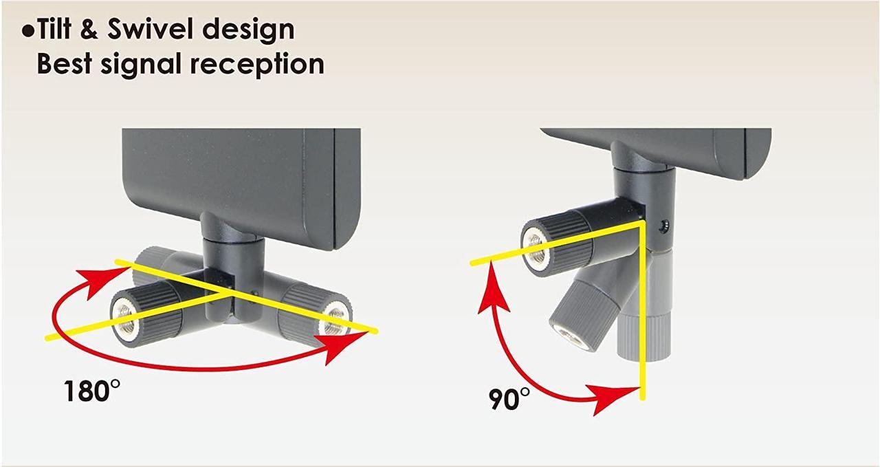 Alt view image 9 of 15 - Alfa APA-M25 2.4/5 GHz dual band directional 10 dBi panel antenna