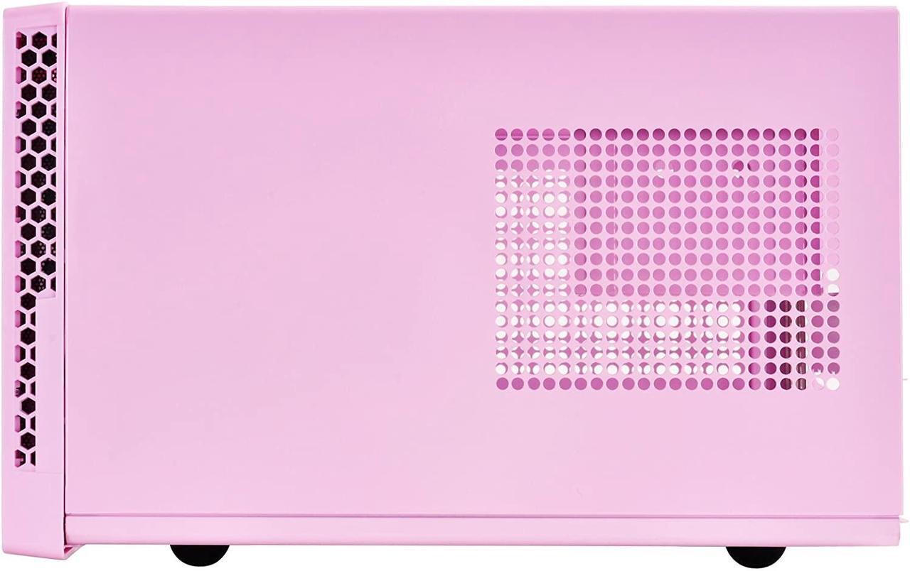 Alt view image 7 of 7 - SilverStone Technology Ultra Small Form Factor Computer Case Mini-ITX in Pink SG13P