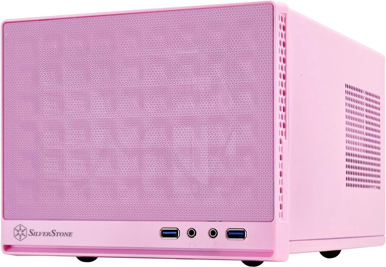 Main image of SilverStone Technology Ultra Small Form Factor Computer Case Mini-ITX in Pink SG13P