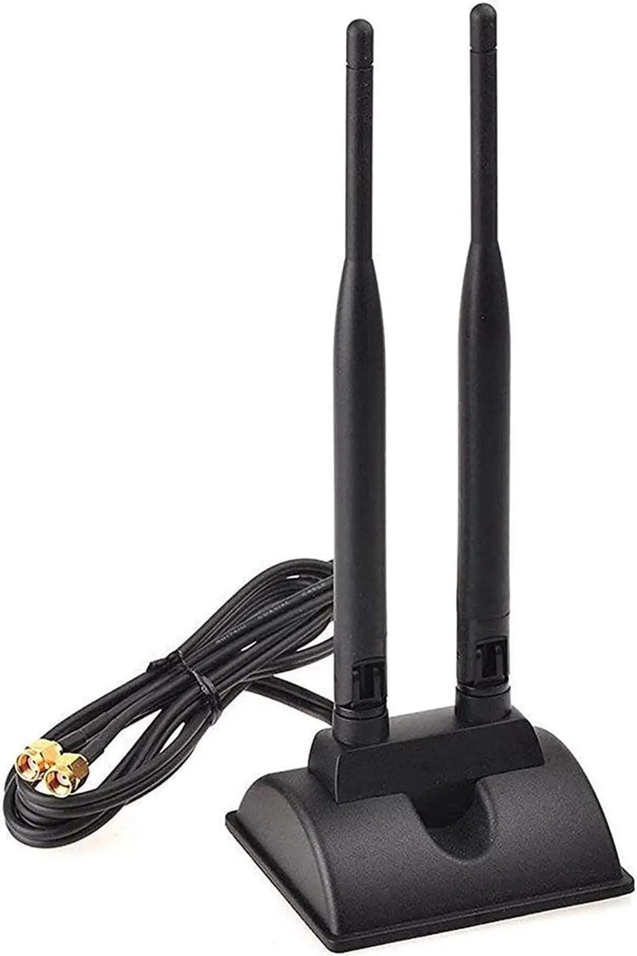 WiFi Antenna Dual Band 2.4GHz 5.8GHz 12 DBI RP SMA Router Omni Antenna For PCI-E WiFi Router Computer Wireless Network Card USB Camera Router Hotspot PC Desktop Repeater FPV UAV Drone - Foto 7