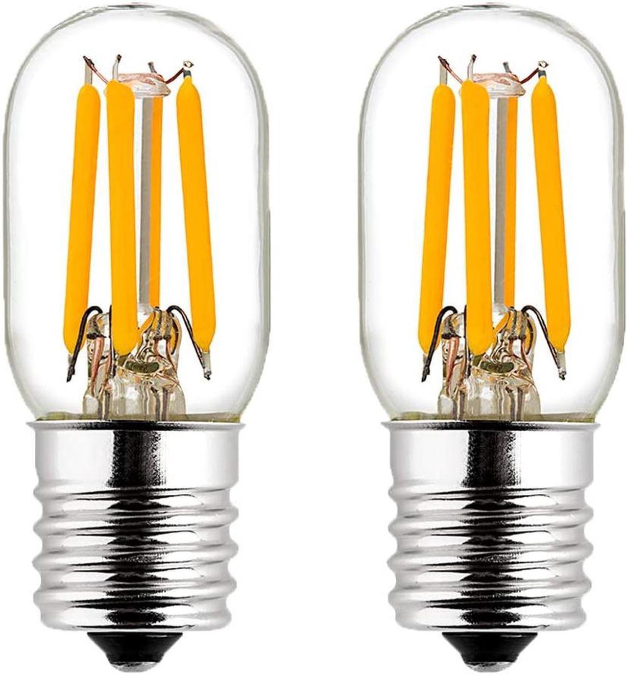 Main image of LiteHistory E17 led Bulb ETL 25w Appliance t7 led Bulb 250lm 2700K 2w Microwave Light Bulb 2Pack