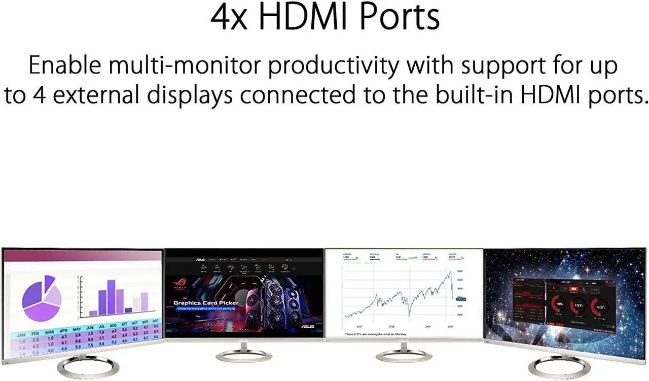 Alt view image 2 of 4 - ASUS GT710-4H-SL-2GD5 GeForce GT 710 2 GB GDRR5 with 4 x HDMI Ports And Single Slot for Silent Multi-Monitor Productivity