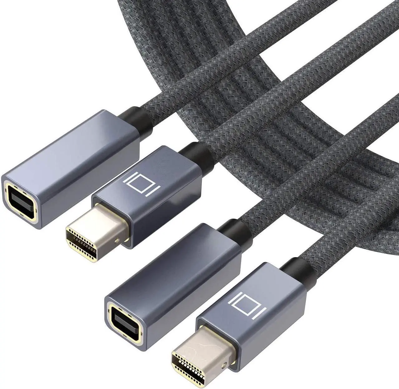 Main image of Mini DisplayPort Extension Cable 6.6FT 2-PackUseBean (Not Thunderbolt 2) Mini Display Port Male to Female Mini DP 4K@60Hz Video Adapter CordCompatible with MacBook Pro/AiriMacSurfaceDellASUS