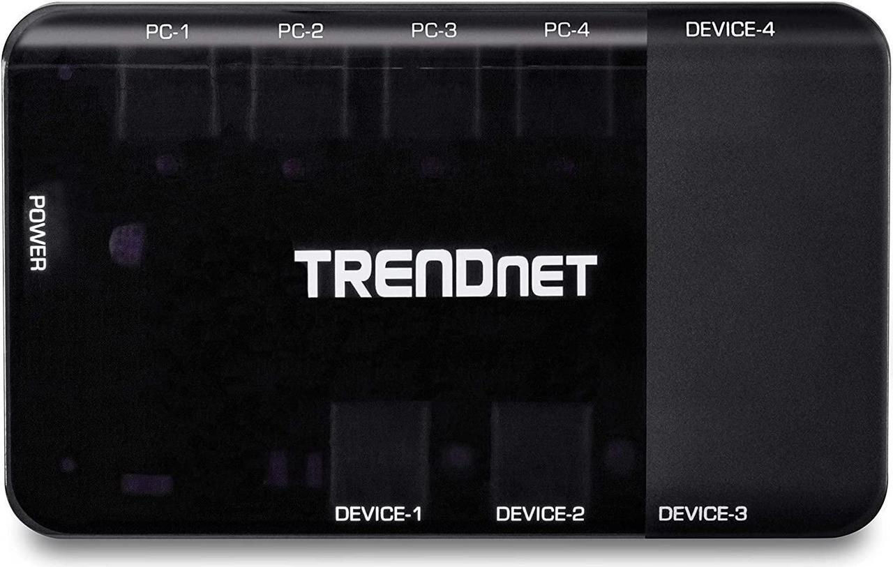 Alt view image 7 of 20 - TRENDnet TK-U404  4 Computer 4-Port USB 3.1 Sharing Switch