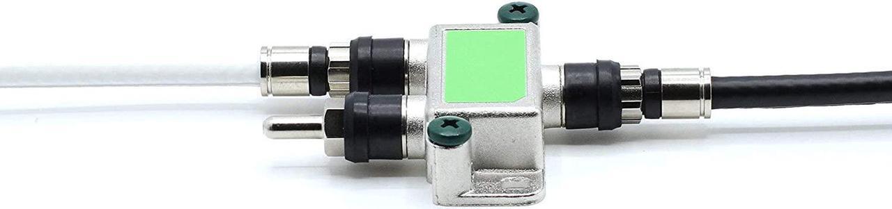 Alt view image 5 of 7 - 25' Feet, Black RG6 Coaxial Cable with Rubber booted - Weather Proof - Outdoor Rated Connectors, F81 / RF, Digital Coax for CATV, Antenna, Internet, & Satellite