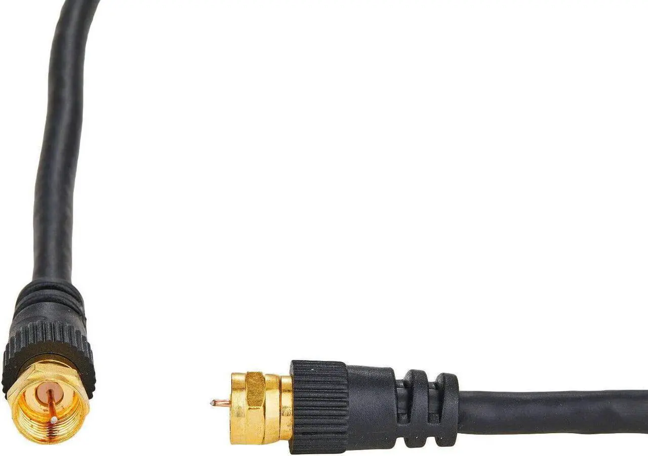 Alt view image 2 of 4 - Cables Direct Online RG6 Dual Shield Black Coaxial Cable 15ft  Strong Signal Integrity, Long-Lasting
