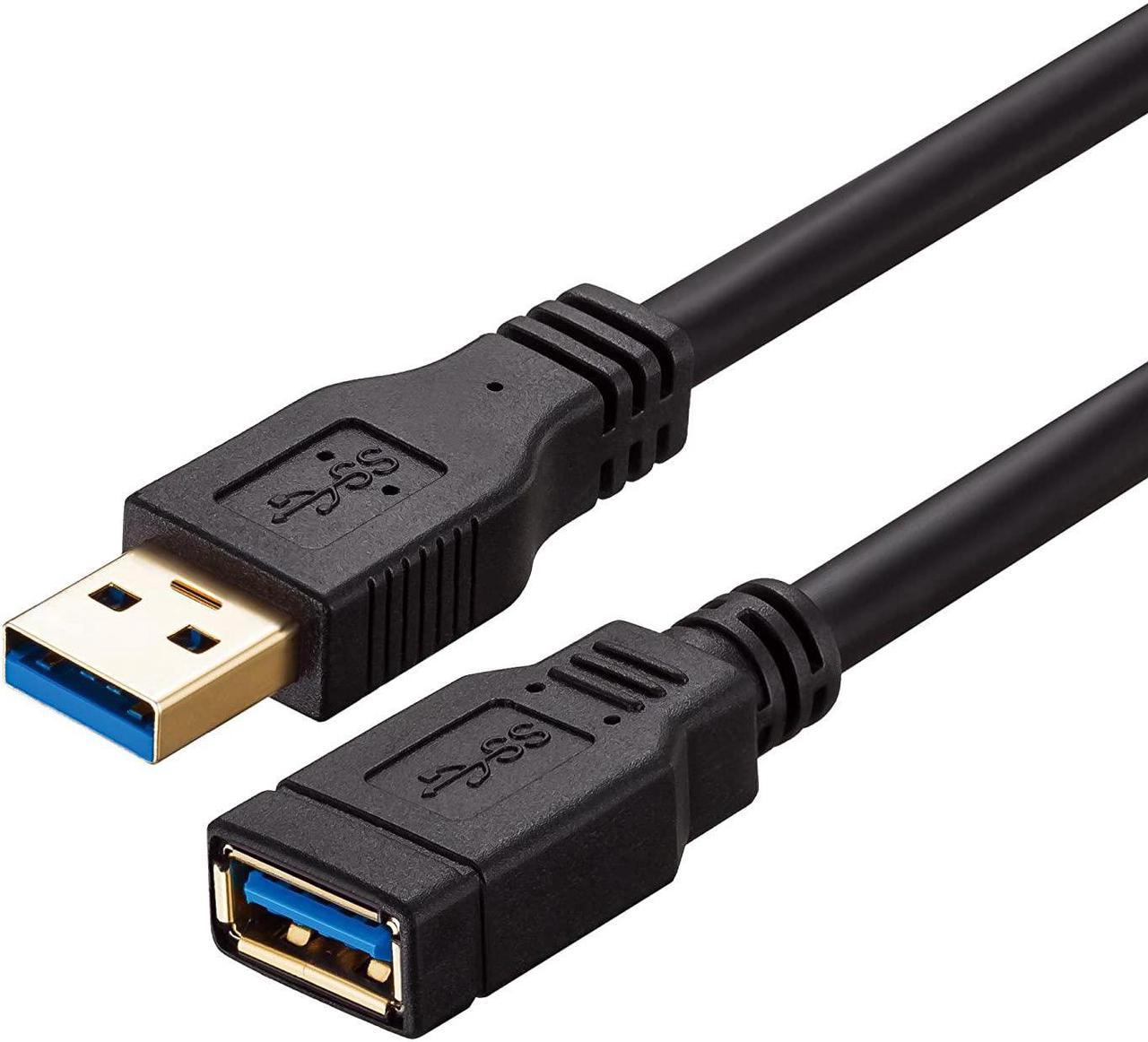 USB 3.0 Extension Cable 20 ft 22 AWG Long USB Extension Cable SuperSpeed USB 3.0 Type A Male to Female USB Cable Compatible with Printer Xbox USB Flash Drive Card Reader Hard Drive Camera