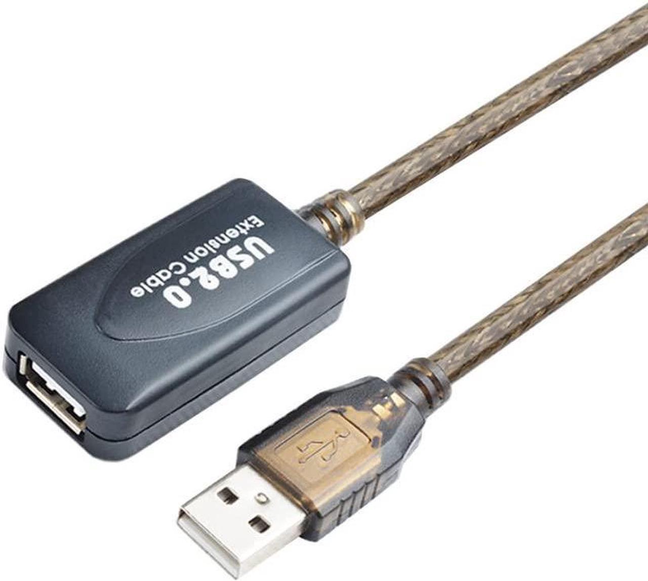 Alt view image 4 of 7 - Pasow USB 2.0 A Male to A Female Extension Cable High Speed 480 Mbps (60 Feet)