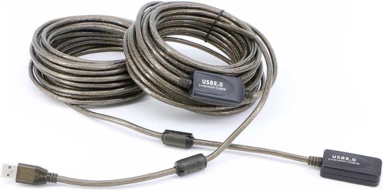 Alt view image 5 of 7 - Pasow USB 2.0 A Male to A Female Extension Cable High Speed 480 Mbps (60 Feet)