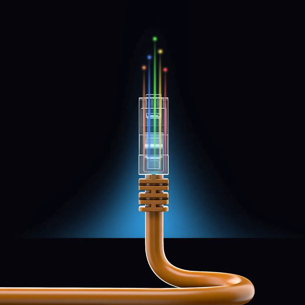 Alt view image 6 of 6 - Maximm Cat 6 Ethernet Cable 150 Ft, 100% Pure Copper, Cat6 Cable LAN Cable, Internet Cable, Patch Cable and Network Cable - UTP (Orange) 150 Feet