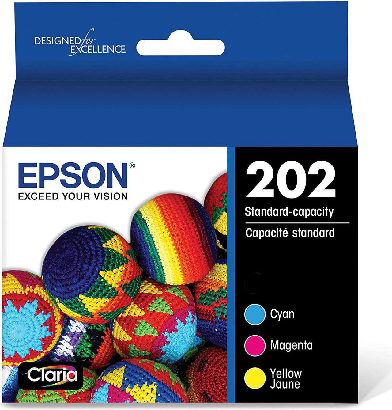 Epson T202520-S Claria Standard-capacity Ink Cartridge Multi-pack - Colour (CMY)