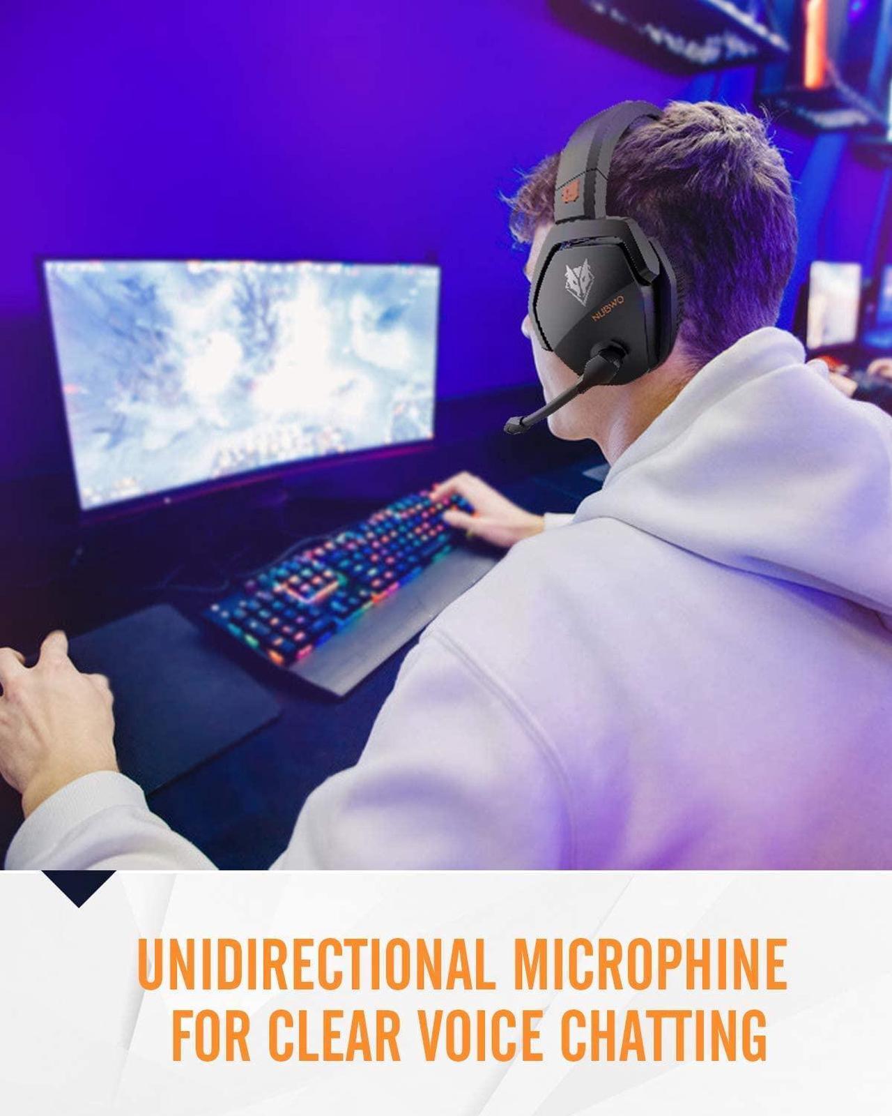 Alt view image 7 of 7 - NUBWO G06 Wireless Gaming Headset for PS5, PS4, PC, Noise Cancelling Over Ear Gaming Headphones with Mic, 2.4GHz Ultra-Low Latency, Soft Memory Earmuffs, Wired Mode for Xbox One, Xbox Series X Games