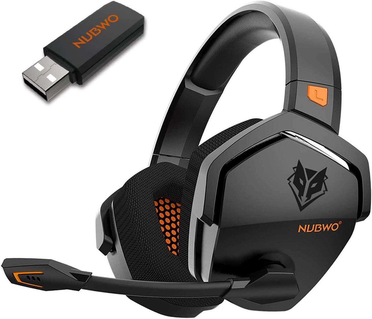 Main image of NUBWO G06 Wireless Gaming Headset for PS5, PS4, PC, Noise Cancelling Over Ear Gaming Headphones with Mic, 2.4GHz Ultra-Low Latency, Soft Memory Earmuffs, Wired Mode for Xbox One, Xbox Series X Games