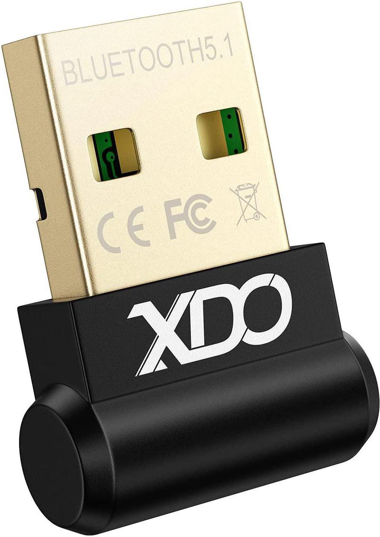 Main image of Bluetooth Adapter for PC, XDO USB Bluetooth Adapter 5.1 EDR, Bluetooth Dongle Wireless Bluetooth Receiver for Desktop, Laptop, Speaker, Mouse, Keyboard, Headphones Support Windows 11/10/8.1/8/7