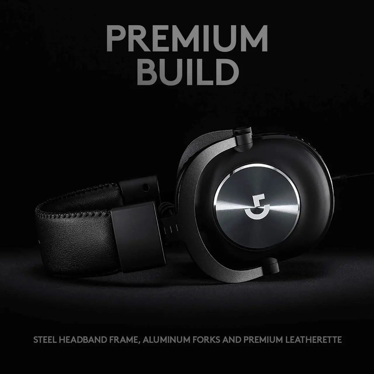 Alt view image 12 of 16 - Logitech G PRO X USB Wired Virtual 7.1 Surround Sound DTS Headphone X 2.0 Gaming Over-the-Ear Headset with Blue VO!CE for Windows 981-000817 - Black