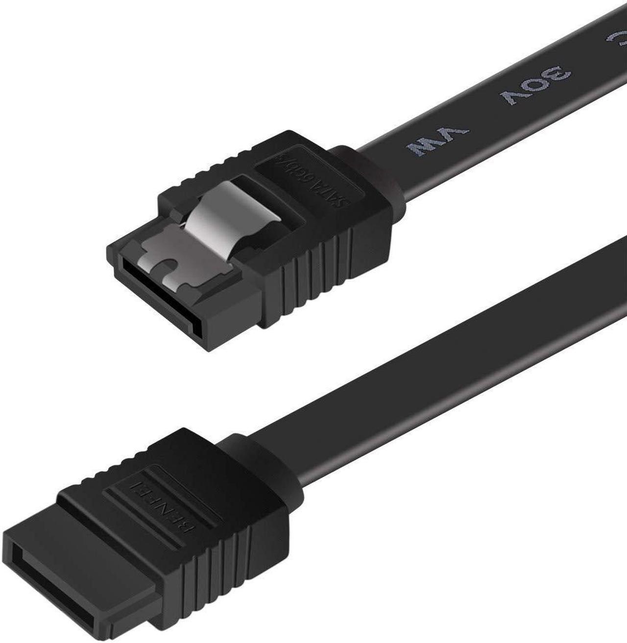 Main image of BENFEI SATA Cable III 12 Pack SATA Cable III 6Gbps Straight HDD SDD Data Cable with Locking Latch 18 Inch Compatible for SATA HDD SSD CD Driver CD Writer