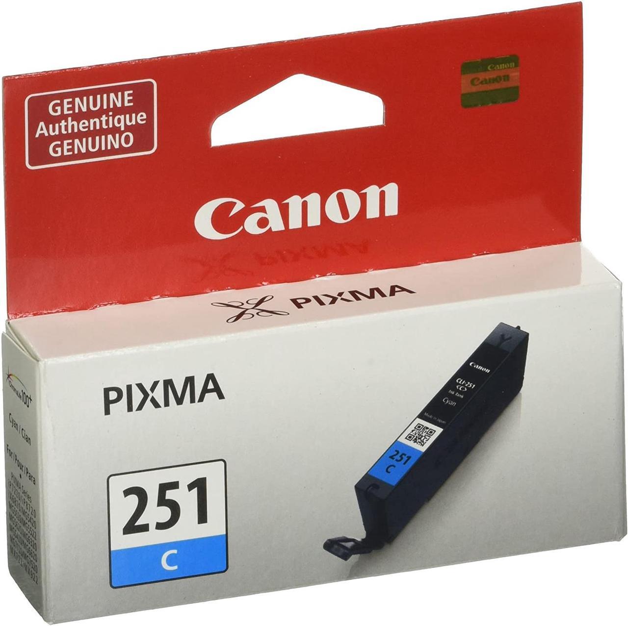 Canon Genuine CLI-251 Cyan Ink Tank