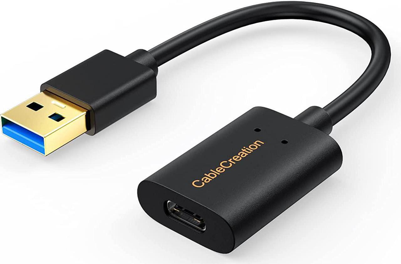 USB3.1 USB C Female to USB Male Adapter Cable 5Gbps CableCreation USB to USB C Adapter USB C to A Adapter Female USB C Adapter for Laptops Oculus Quest Link Logitech StreamCam Other USB-A Devices