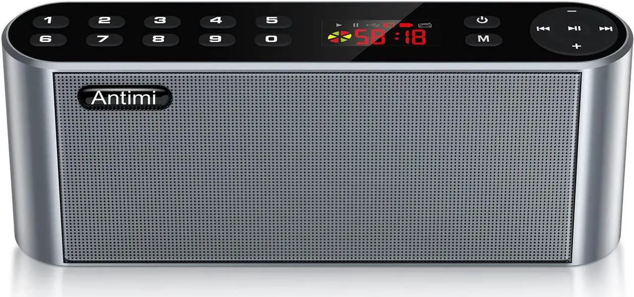 Alt view image 6 of 7 - Bluetooth/FM Radio/MP3 Player Portable Wireless Speaker (Black)