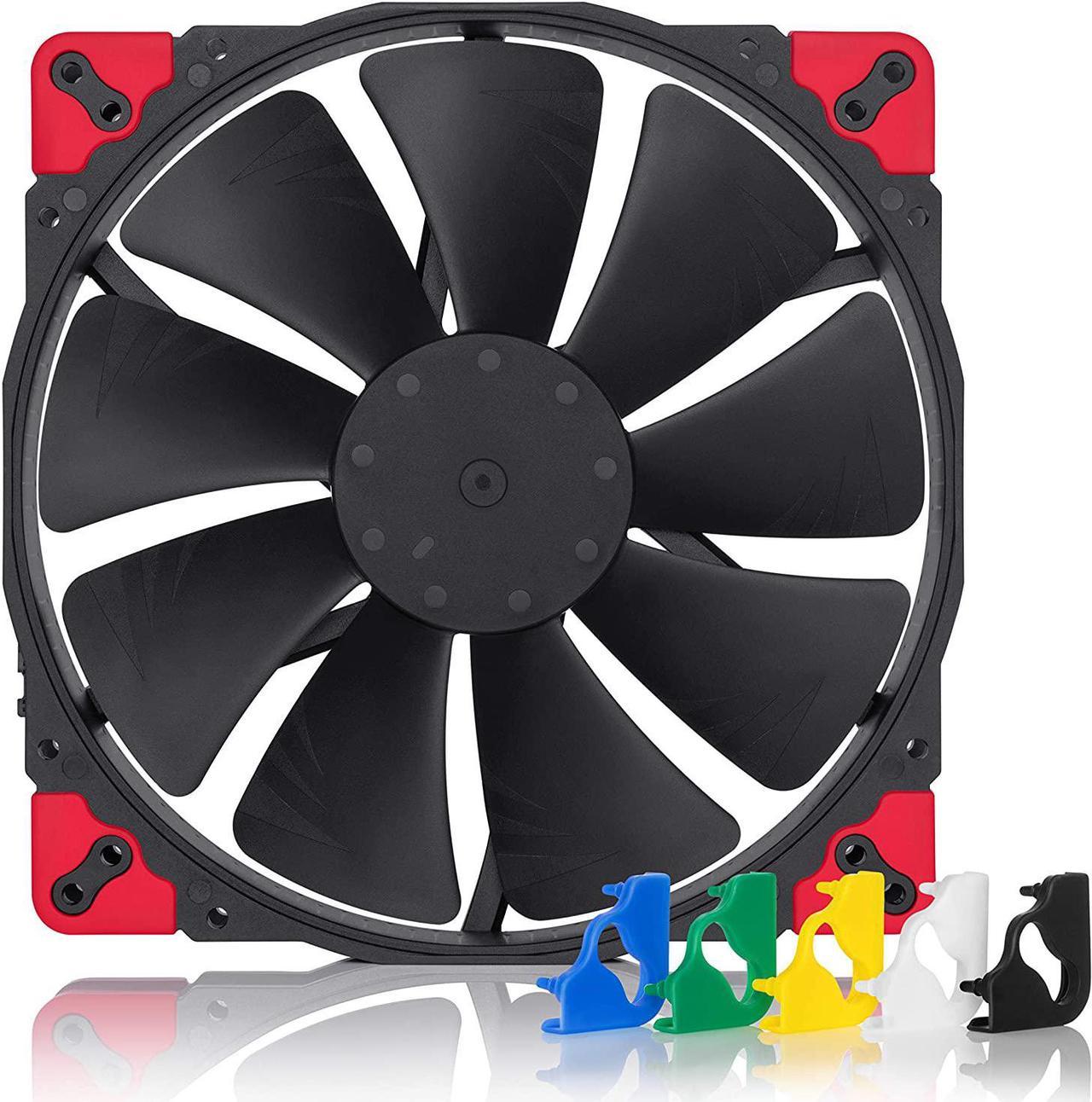 Noctua NF-A20 PWM chromax.Black.swap, Premium Quiet Fan, 4-Pin (200x30mm, Black)