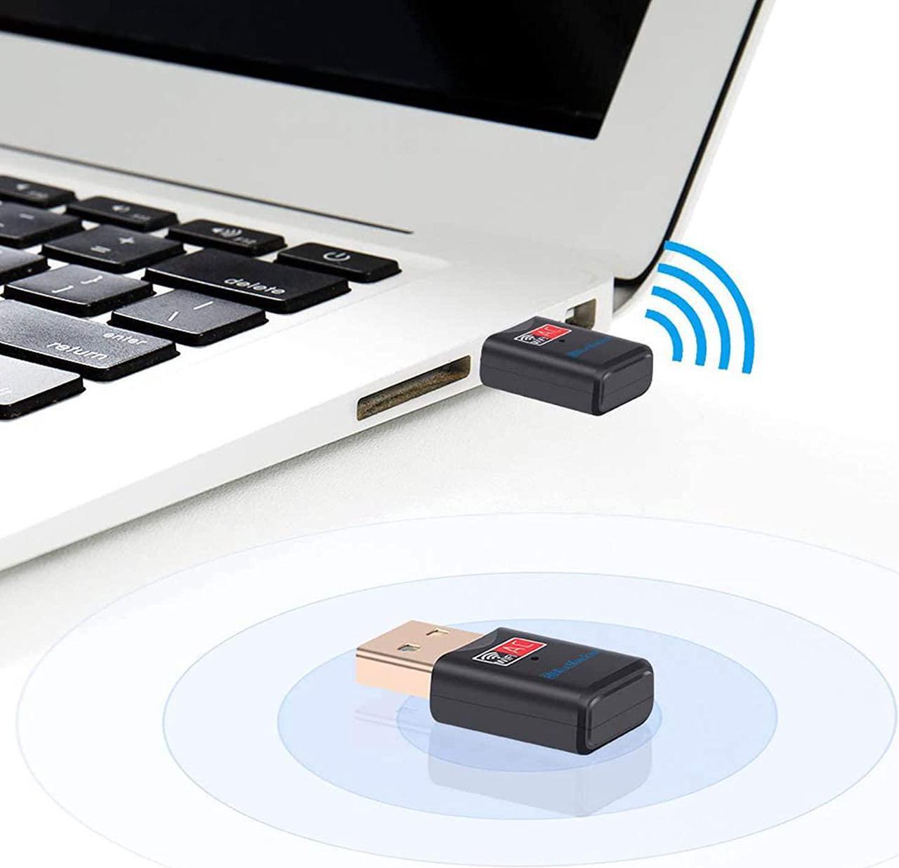 Alt view image 6 of 6 - Blueshadow USB WiFi Adapter - Dual Band 2.4G/5G Mini Wi-fi ac Wireless Network Card Dongle for Desktop Laptop PC Support Windows XP Vista/7/8/8.1/10 (USB WiFi 600Mbps)