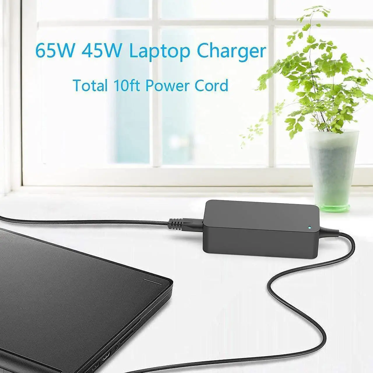 Alt view image 6 of 6 - Dexpt AC Charger Fit for LG Gram 13 14 15 17 Z990 Z980 17Z990-R.AAS8U1 17Z990-R.AAS7U1 17Z990-VA76K ADS-40MSG-19 WA-48B19FS EAY64889401 ADS-48MS-19-219048E Laptop Adapter Power Supply Cord