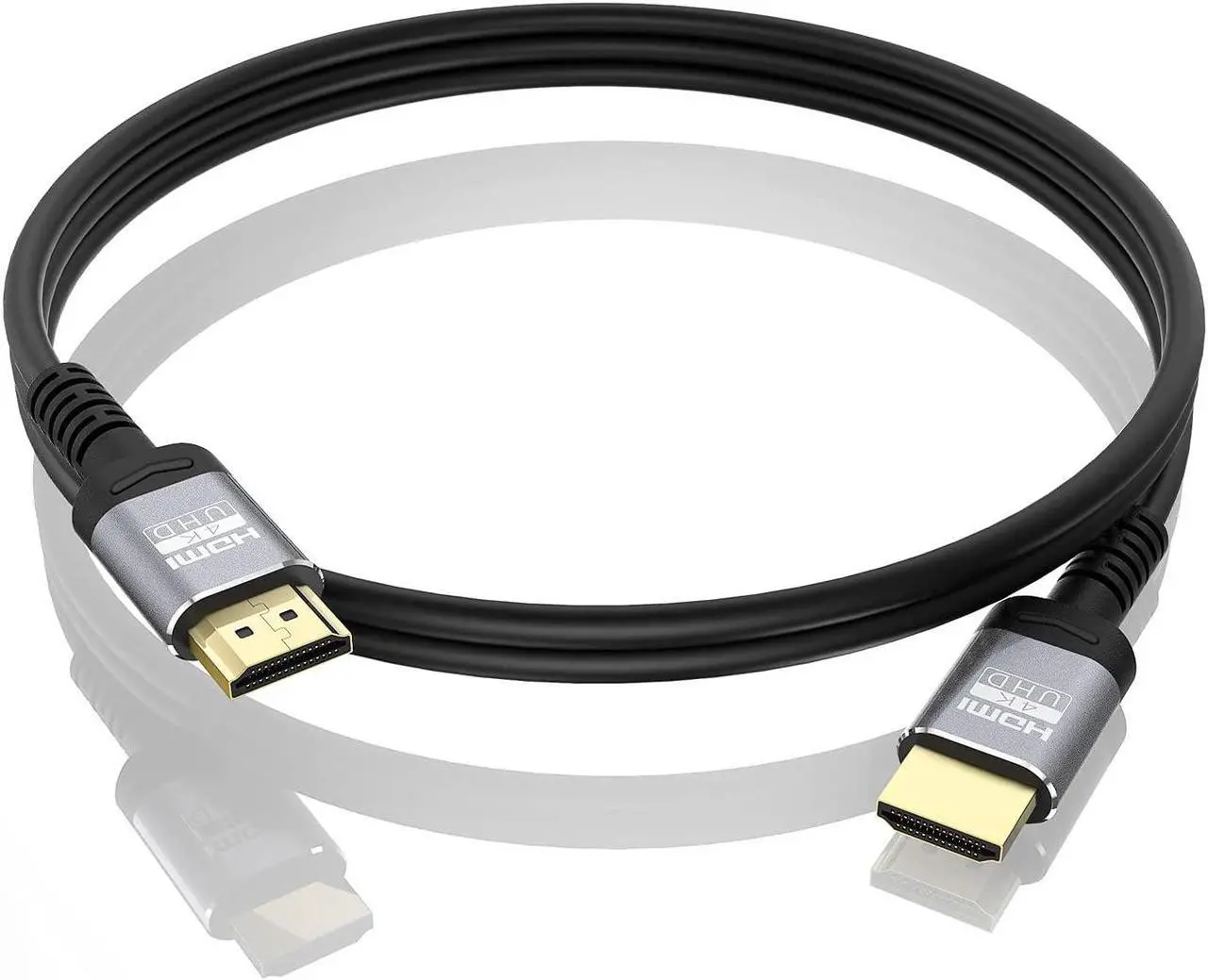 Alt view image 2 of 7 - 4K HDMI Cable 30 Ft | 18Gbps Ultra High Speed HDMI 2.0 Cable 4K@60Hz HDR 3D ARC HDCP2.2 Ethernet HDMI Cord | for UHD TV Monitor Laptop Xbox PS4/PS5 ect (9.1m)