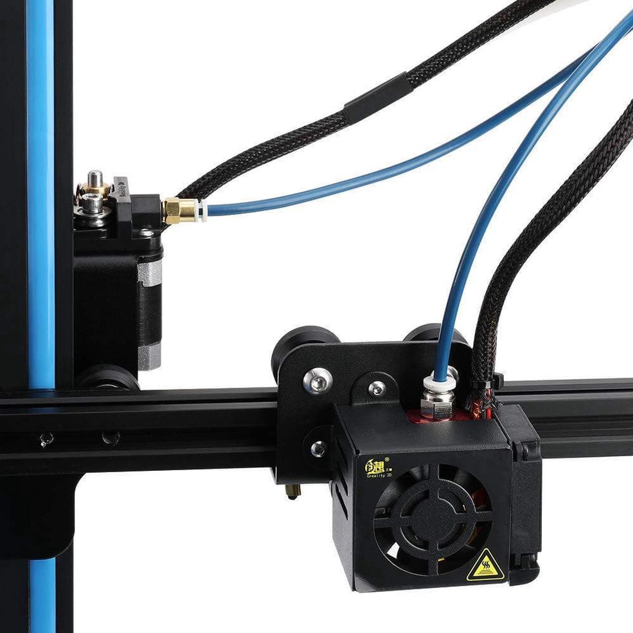 Alt view image 5 of 6 - Capricorn Bowden PTFE Tubing 1M XS Series 1.75MM Filament with 2X PC4-M6 & 2X PC4-M10 Pneumatic Fittings & Tube Cutter for Creality Ender 3 V2/ Ender 3/ Ender 3 Pro/Ender 5/ CR-10/10S 3D Printer